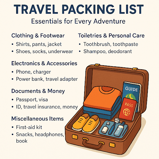 The Travel Packing List: Essentials for Every Adventure 