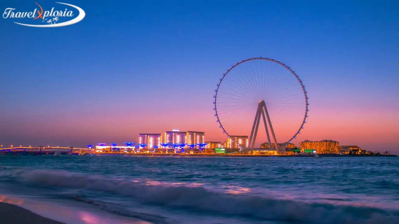 Dubai Beach Evening