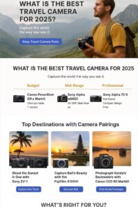 best travel camera 2025