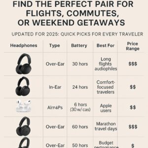 headphones for travel