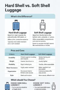 hard shell vs soft shell luggage
